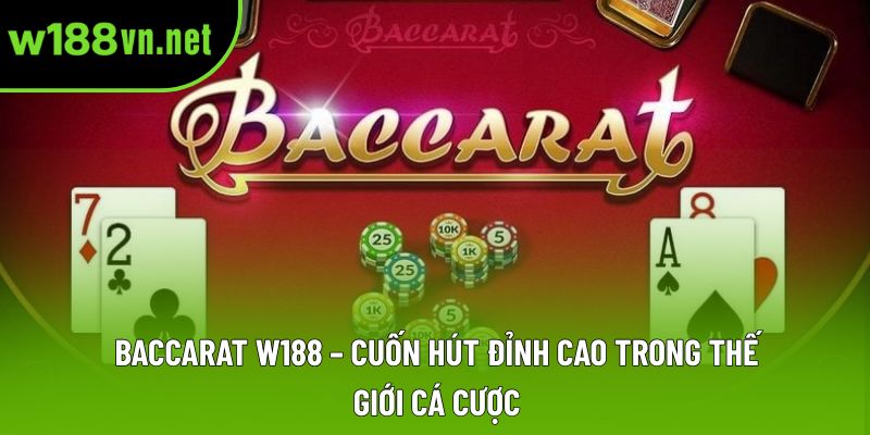 Baccarat w188 – Cuốn Hút Đỉnh Cao Trong Thế Giới Cá Cược
